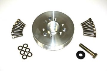 4228  Pulley - 6 Rib   SBC 3 bolt Balancer Serpentine  Accessory Pulley 6.0" Diameter