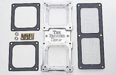 Adapter - Billet Dual 4500 Dominator Carb Adapter for roots Blowers