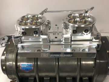 EFI Dual Throttle Body 2450 cfm COMPLETE Fuel System w Holley ECU , Fuel Pump, Regulator,