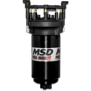 Magneto - MSD Pro Mag 44 Amp BLACK  Generator, CCW Rotation Big Cap