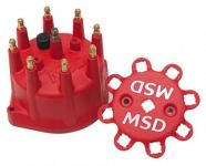 8431 Distributor Cap - MSD Red Distributor Cap fits PN 8570, PN 8545 and PN 8546