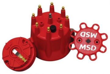 Cap - MSD Red Cap/Rotor Kit