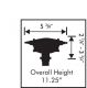 MSD-8489 CHEVY  Crab Cap Distributor - For Blowers- Chevy Low Profile use with Trigger kit