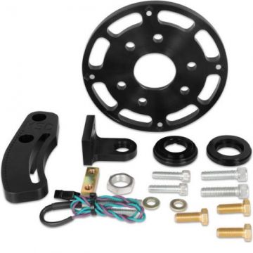 Crank Trigger - MSD Black Chevy Small Block 6.25"
