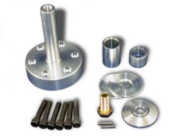 946 Innovators West Mandrel SB Chevy w Balancer 1" Dia Shaft with 1/8" Keyway