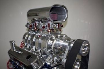 Ford 429-460  10-71  Blower Package  w. 2- 950 ATM Carbs, Scoop, Linkage, Lines