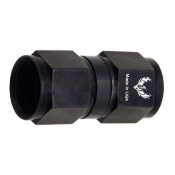 Straight Swivel Coupler -10 to -12 Black
