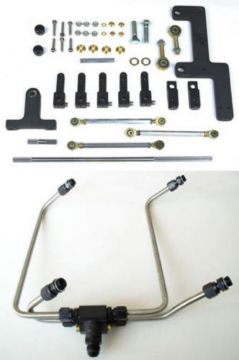 40363- 76-107-U Line kit w Linkage  Blown Carburetor Line and LINKAGE  KIT