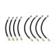 4035A HILBORN- KINSLER-RONs-ENGLER CROWER Straight Hoses  -3 ORB to Female Swivel