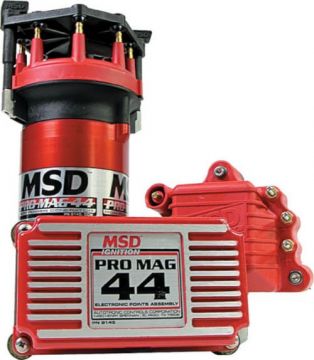 81305  MSD 44 AMP -CW  RED MSD Pro Mag 44 w ,Points Box, Transformer