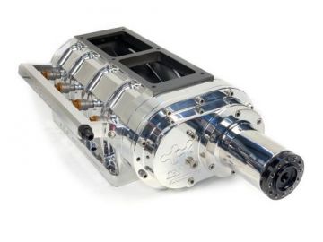10-71 EFI INJECTOR BILLET CASE / HIGH-HELIX BILLET Blower setup with LS manifold, Drive kit,  Idler