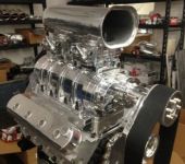 2222 TBS 8-71 BB Chevy Complete  Blower Package  Including Carbs, Scoop, Linkage , Lines