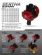 44611 -8 AN Shut off Valve 3 Way Waterman - w Fittings Shutoff
