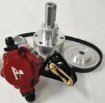 Fuel Pump Belt Drive kit with Blower Mandrel for Fuel Injection blower setups AD-11105.kit