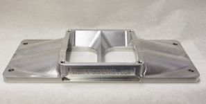 BUFFCO Hi Flow Ram Carb 4500 Dominator Riser LOW PROFILE All Billet