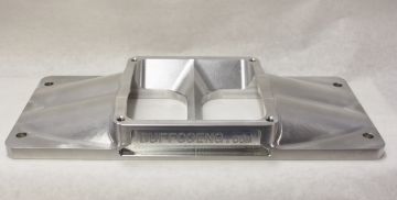 BUFFCO Hi Flow Ram Carb 4500 Dominator Riser LOW PROFILE All Billet