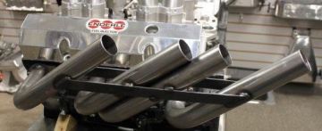 Headers - Zoomies Small Block Chevy Dragster 1-7/8 " Mild Steel Unplated  Beautiful Tig Welded