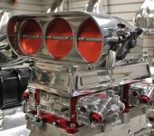 HatCarb with Enderle Birdcatcher 4150  Dual Carbs adapter setup for 4150's