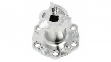 101303-17  Starter - RCD 6 Hole Engine Jaw  TITANIUM    Extended  Center Flange