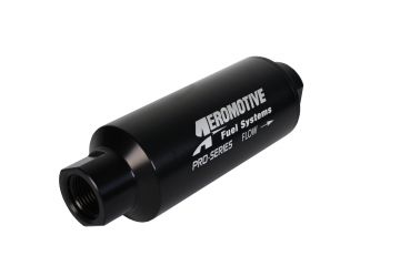 Filter, In-line, Pro-series, AN-12, 40 Micron Stainless element  nickle finish