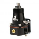 Compact Aeromotive  Billet EFI Black Regulator, (2) -06 inlet & (1) 1000 hp   40-75 psi