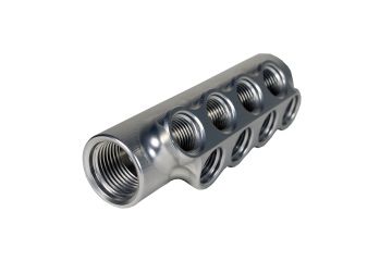 Fuel Block - Distribution or Return Block- Log- w 8-  -6 outlets