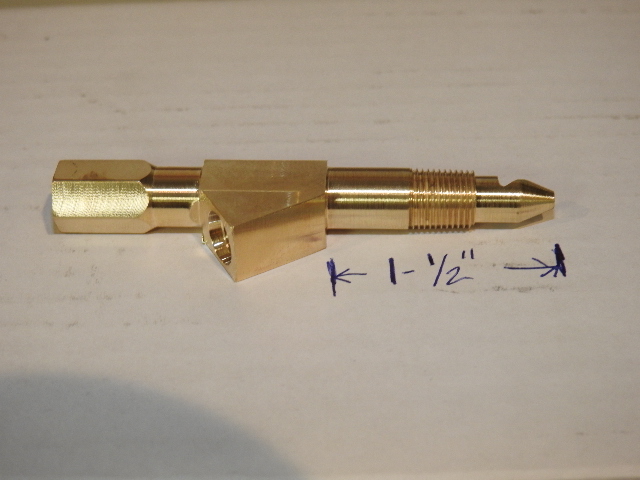 Enderle Brass Short Nozzle Body