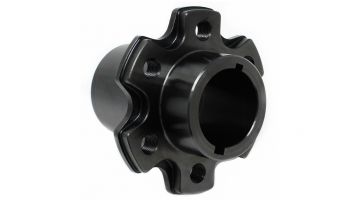 Blower Hub LS Chevy wet Sump -RCD  Crank Hub 1/4" and 3/16" Keyway