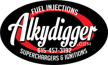 (2)  Alkydigger's Fuel Injection  Large Decals     Buy 1 Get 2               l approx 5" x 9"
