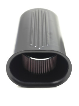 5510- BLACK Scoop - The Blower Shop  "BLACK"  Dual Carb 4150 Blower Scoop   8-5/8" Center to Center