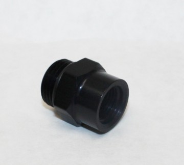 thumbnail image 2 of 2-Pack Black Aluminum AN8 To AN6 O-Ring Boss Adapter Fittings – ORB-8 08027 2 of 5