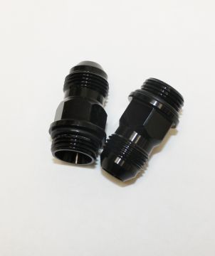 Bowl Fittings for all APD Billet Enforcer Carbs with -8 ORB (7/8" inlet threads) PAIR