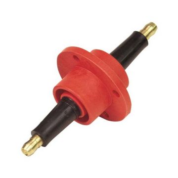 MSD Firewall Feed Thru - allows coil wire to go through firewall insulated