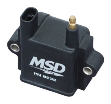 Coil - MSD MSD Ignition Coil (Single Tower) - CPC Ignition Control - Black - Individual