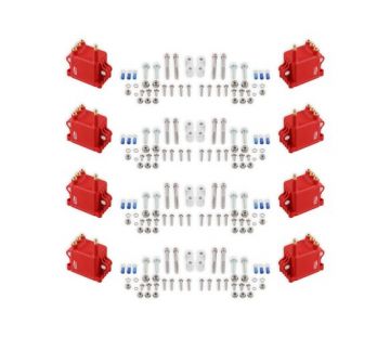 MSD Red Coils-  High Boost- Nitro- High Output Coils set of 8