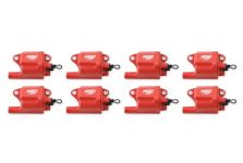MSD-82878 RED  Coils ProPower Series- LS2-LS7  RED  8 pack