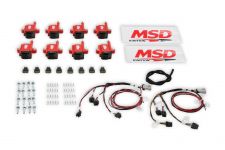 MSD Ignition Coil - Smart - Big Wire Kit - Red  Universal - Use with Holley or MSD EFI Systems