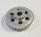 28 tooth Fuel pump Drive pulley- 5/8" Shaft- 3/16" keyway  1/2" Gilmer style 3/8L pitch   Enderle