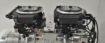 Holley Dual   550-532  Sniper EFI 4150 2x4  Black Fnish