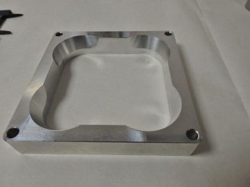 Billet Carburetor   2" Spacer   for  Assassinator- Accufab Dominator Throttle body for smooth air tr