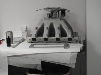 BB FORD  A460 Square Ports    5" Billet Toilet Stystem " Whopper"