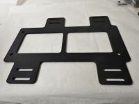 Blower Restraint Top  Blower Plate Hardended  Black, Flat  no curve