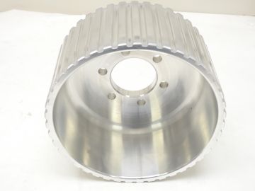 1/2" Pitch  Billet Blower Pulley 44 Tooth 3.5" Wide RCD 2" Center hole