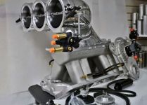Enderle  Big and Ugly 5"  on  a Pro-Filer  Tunnel Ram  216- BB Chevy No pump or Drive