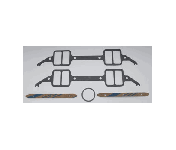 F-1218  Fel Pro Big Block MoPar  MAX WEDGE  Intake Gasket -Methanol-Nitro -gas .060"