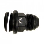 Fittings - Male Carb Inlet Adapter -8 to -8 ORB Ultra HP Short Black