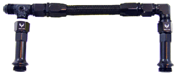 Fuel Line Kit -06 to -06 for 4150's Black CARB LOG