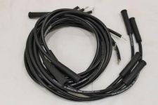 Straight Joe Hunt 8mm Black or Red  Magneto Spark Plug wires 8 Cylinder Stainless core