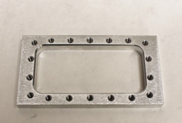 MINI BURST PANEL FRAME - WELD ON   4.6" x 2.47"