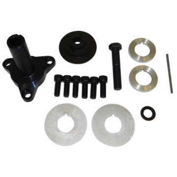 63882  LS Belt Drive mandrel - fits BB Chevy too  Drives a 1"  Shaft accepts popular pulleys